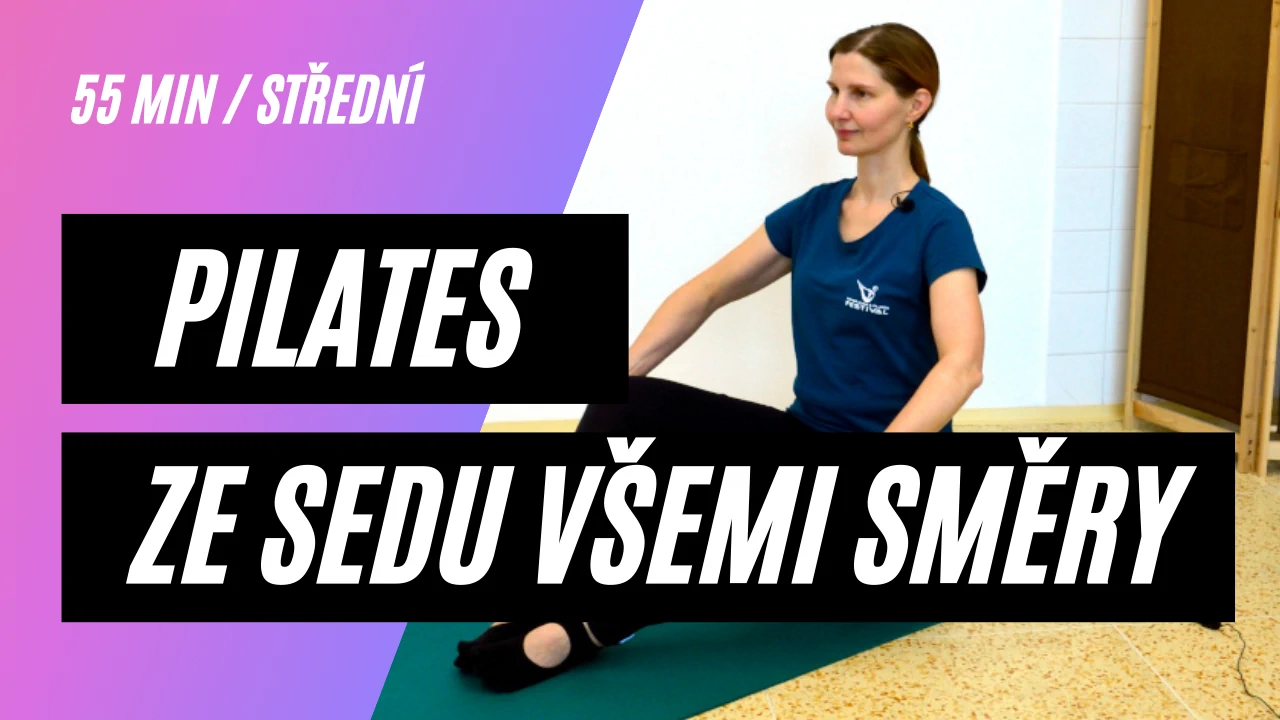 Pilates ze sedu s Ivou